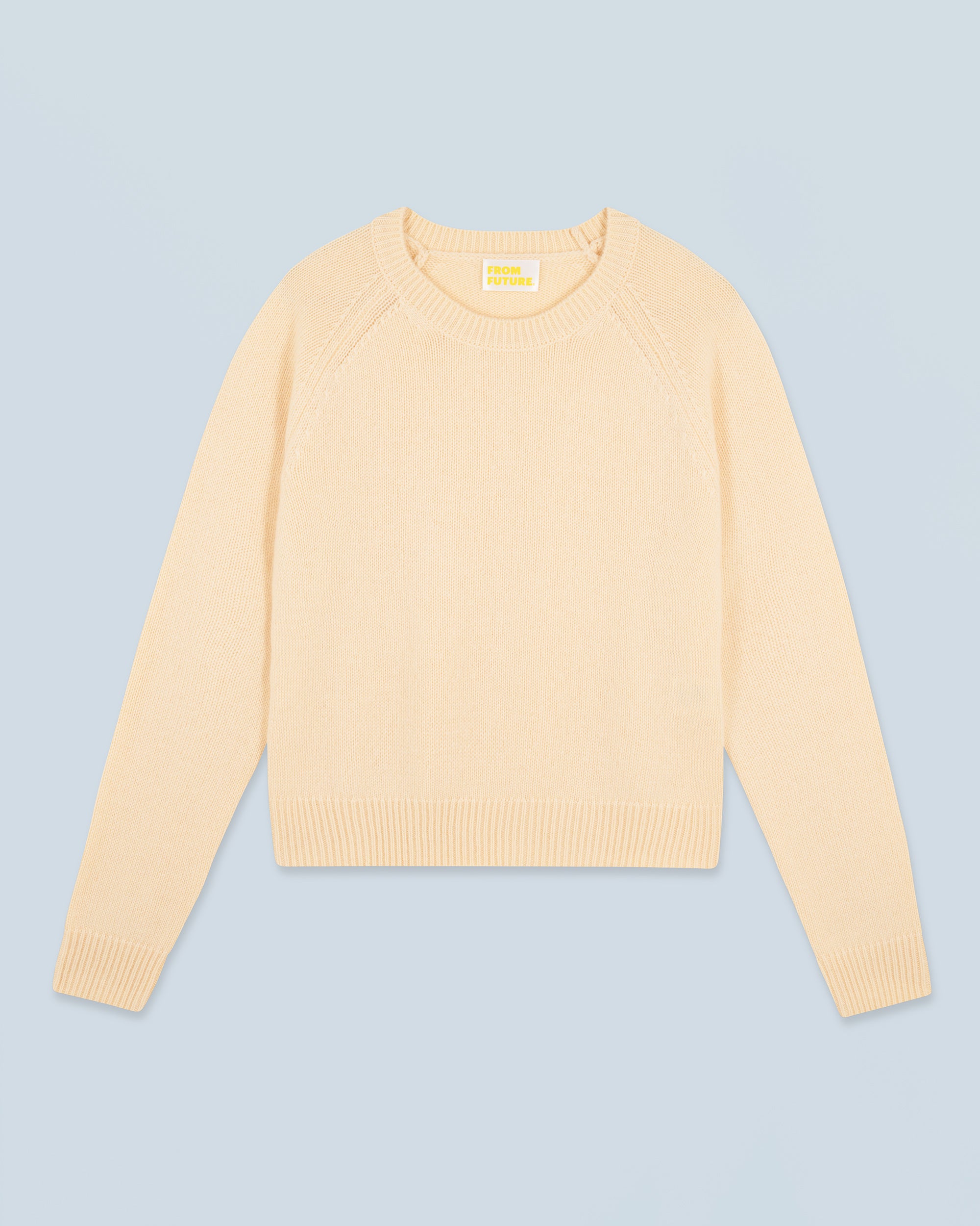 FROZEN YELLOW / NEW / QTY : 6 / Pull Col Rond Raglan - Frozen Yellow