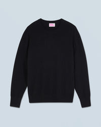 NOIR / NEW / QTY : 4 / Pull Col Rond Basique - Noir