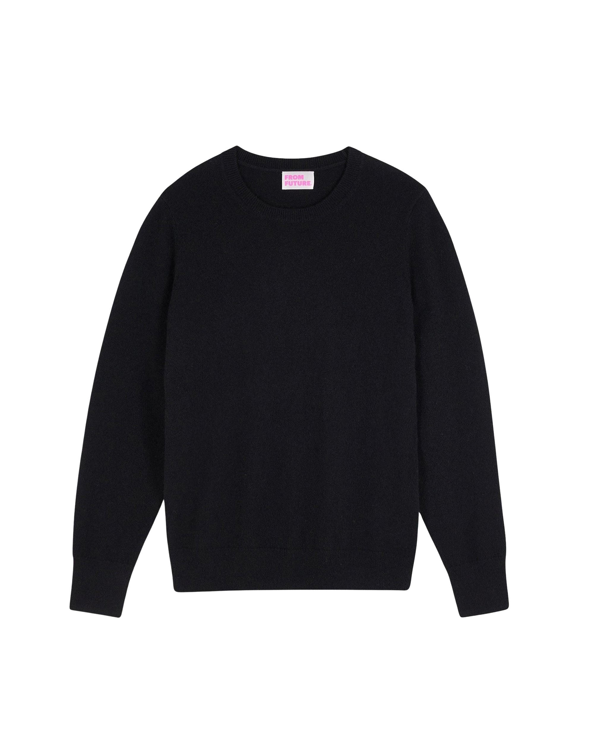 Pull à col rond en cachemire - Noir