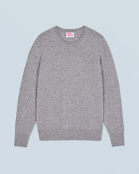 GRIS CHINE FONCE / NEW / QTY : 52 / Pull Col Rond Basique - Gris Chine Fonce