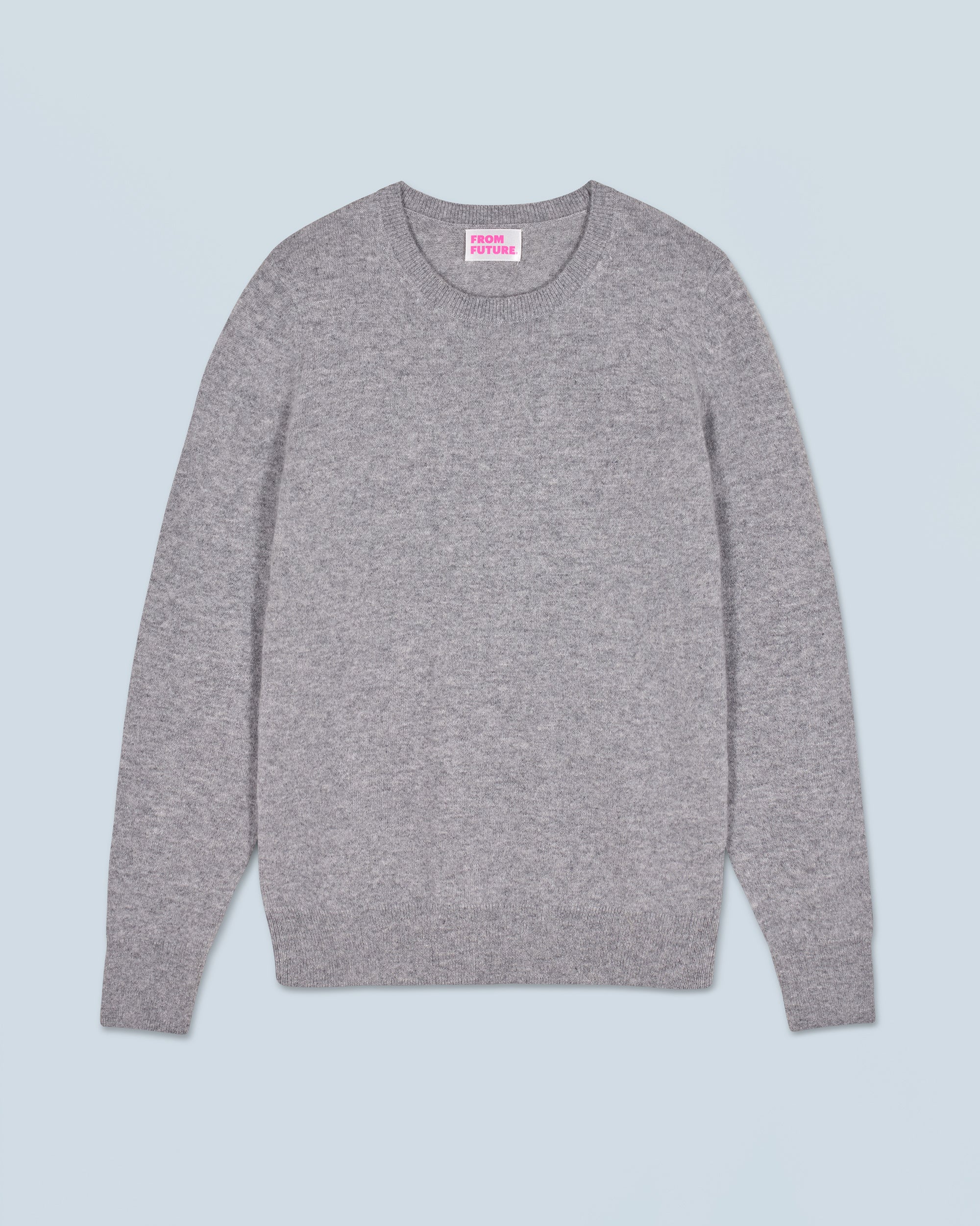 GRIS CHINE FONCE / NEW / QTY : 52 / Pull Col Rond Basique - Gris Chine Fonce