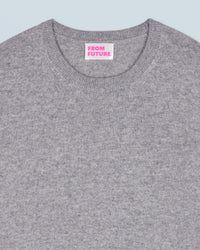 GRIS CHINE FONCE / NEW / QTY : 52 / Pull Col Rond Basique - Gris Chine Fonce