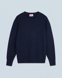 NAVY / NEW / QTY : 3 / Pull Col Rond Basique - Navy