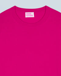 Pull à col rond en cachemire - Raspberry Pink