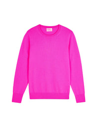 Cashmere round-neck jumper - Utopic Pink