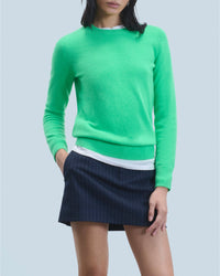 Cashmere round-neck jumper - Utopic Green