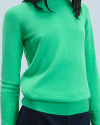UTOPIC GREEN / NEW / QTY : 7 / Pull Col Rond Basique - Utopic Green