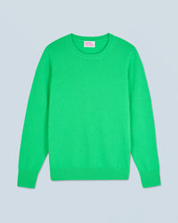 UTOPIC GREEN / NEW / QTY : 7 / Pull Col Rond Basique - Utopic Green
