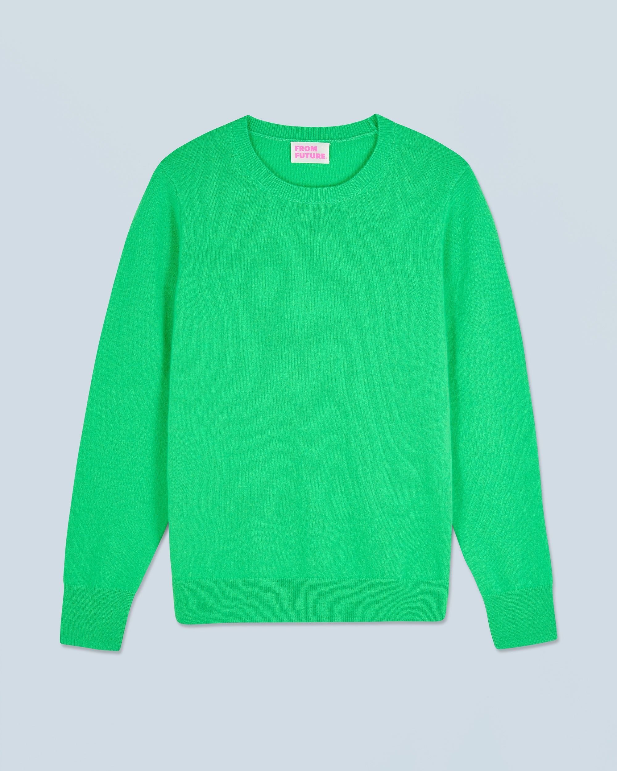 UTOPIC GREEN / NEW / QTY : 7 / Pull Col Rond Basique - Utopic Green