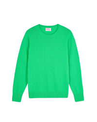 Cashmere round-neck jumper - Utopic Green