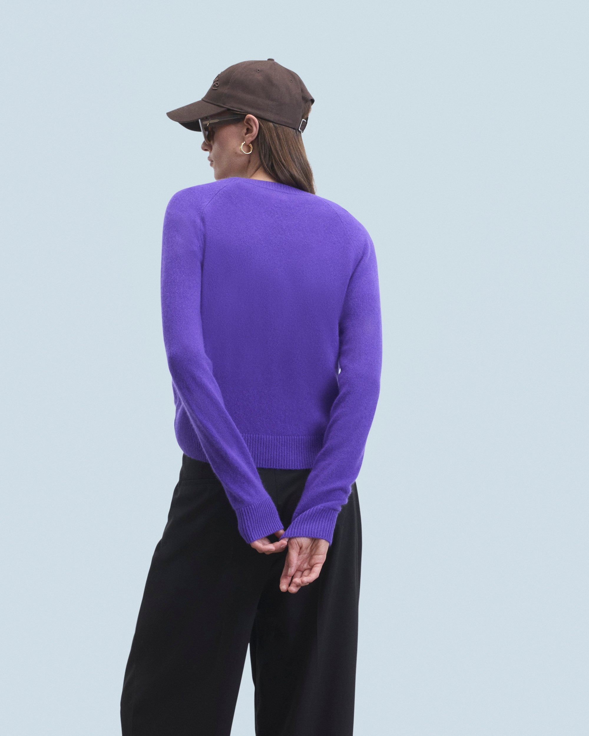 POP PURPLE / DJV / QTY : 2 / Pull Col Rond Léger - Pop Purple
