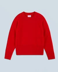 HOT RED / NEW / QTY : 30 / Pull Col Rond - Hot Red