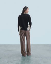 NOIR / DJV / QTY : 8 / Pull Col Rond - Noir