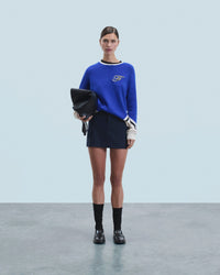 POP BLUE / DJV / QTY : 1 / Pull Col Rond - Pop Blue