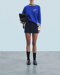 Pull à col rond en cachemire - Pop Blue