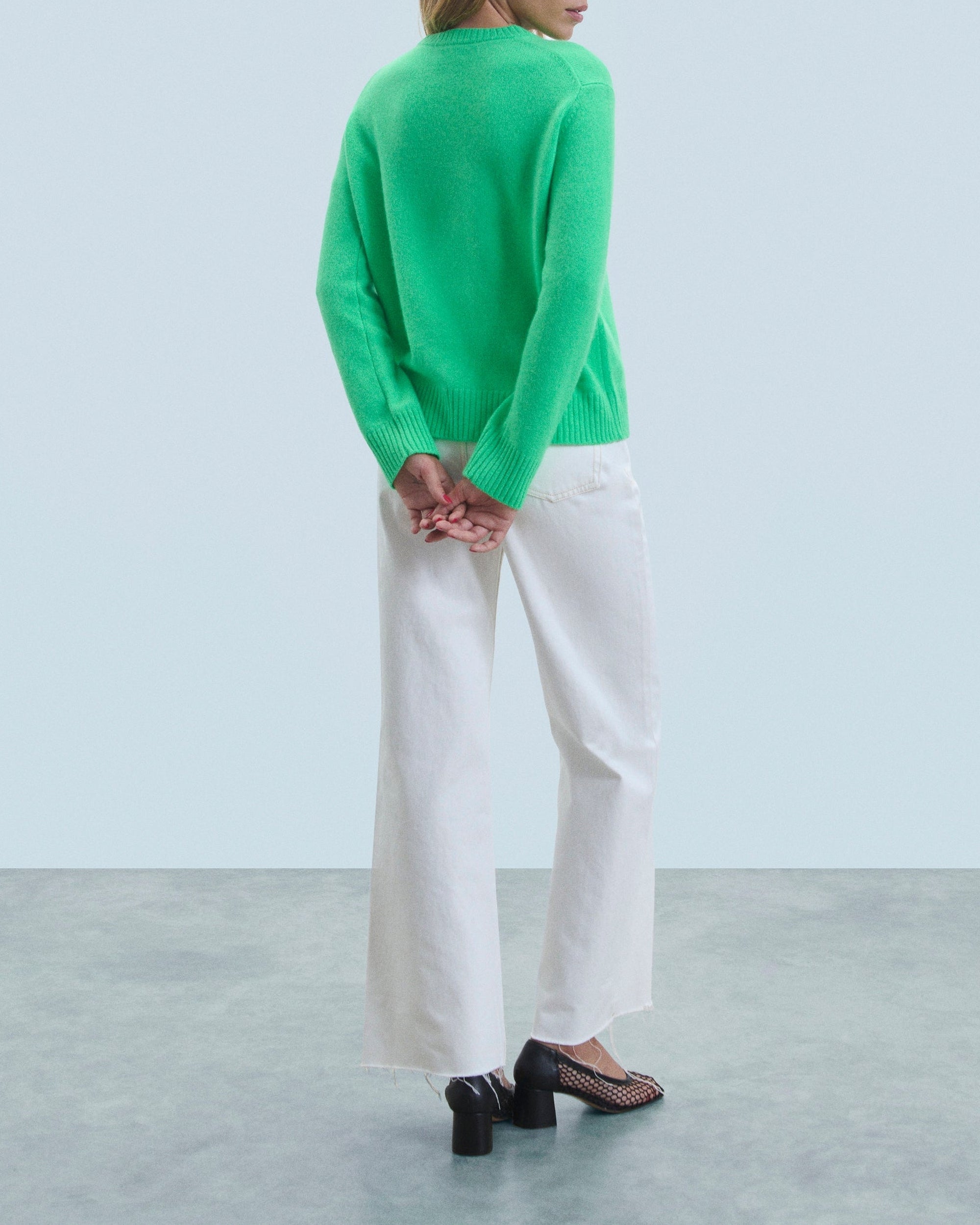 ZZ HORS LIGNE Pull col rond en cachemire - Navy
