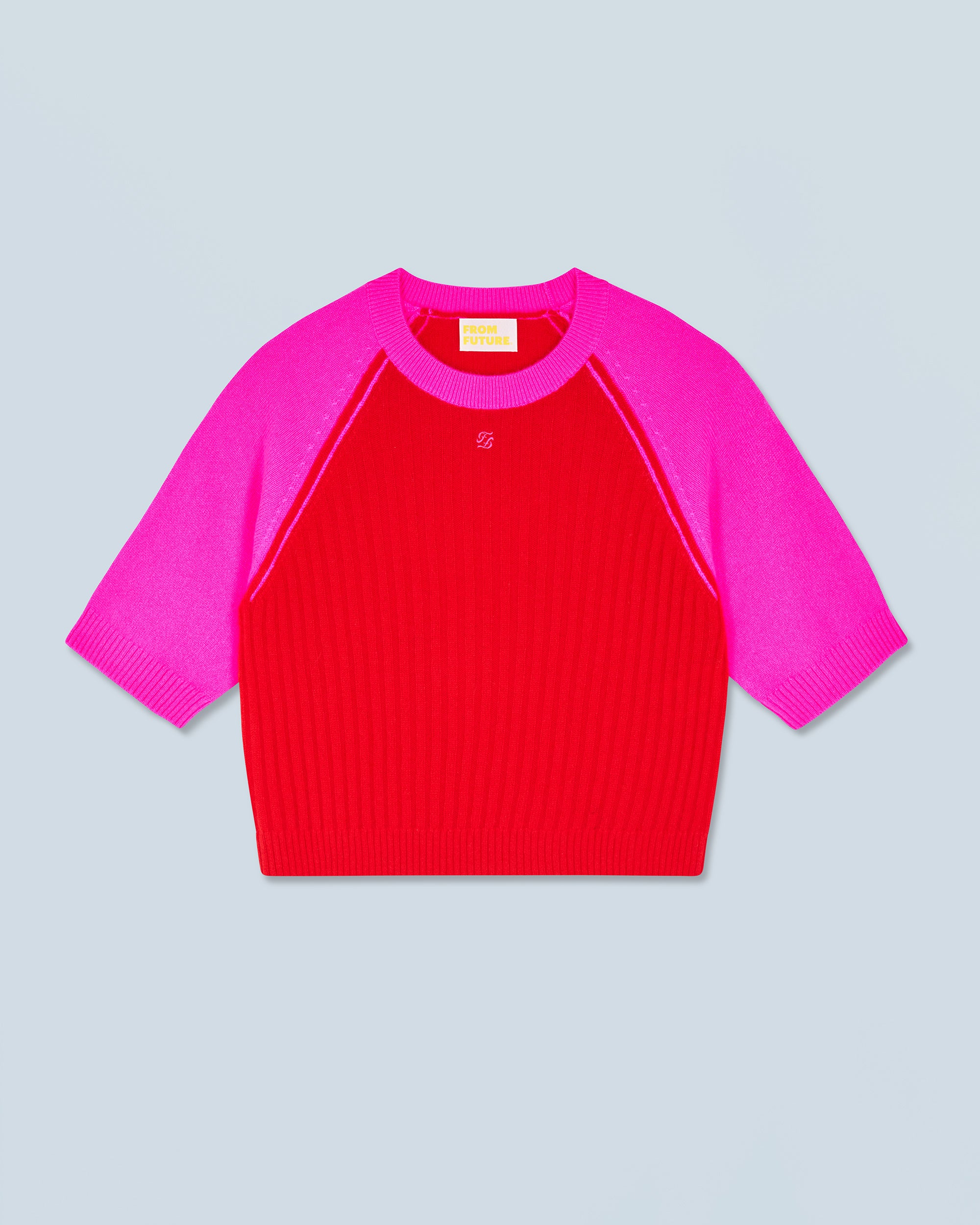 BRIGHT RED / NEW / QTY : 5 / Pull Col Rond - Bright Red