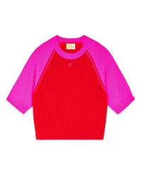 Pull à col rond en cachemire - Bright Red