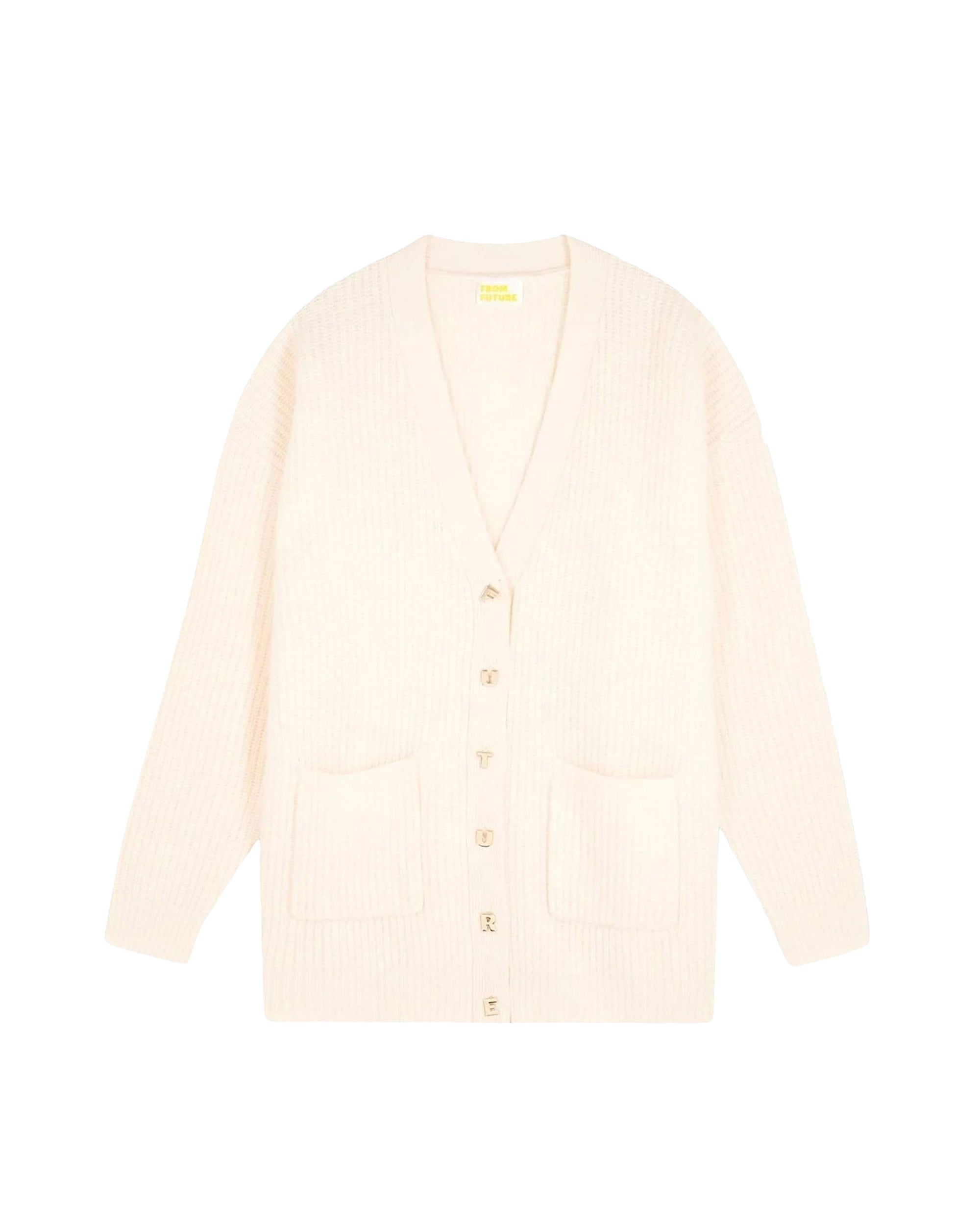 Cardigan en cachemire - Ecru