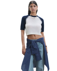 ECRU / DJV / QTY : 10 / Pull Col Rond - Ecru