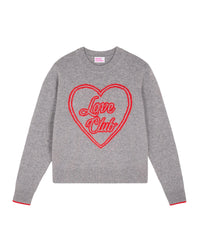 Pull à col rond en cachemire - Gris Chiné Foncé