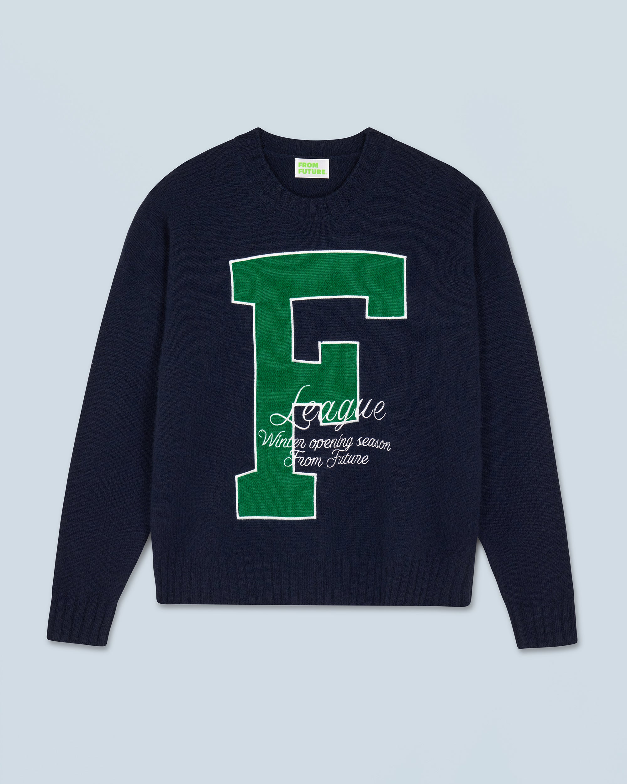 NAVY / NEW / QTY : 28 / Pull Col Rond F - Navy