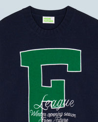 Pull à col rond en cachemire - Navy