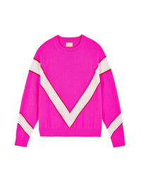 Pull à col rond en cachemire - Utopic Pink
