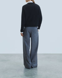 ZZ HORS LIGNE Pull col rond Future en cachemire - Noir