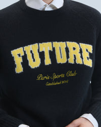 NOIR / DJV / QTY : 0 / Pull Col Rond Future - Noir