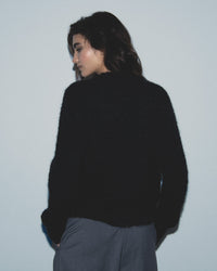 NOIR / DJV / QTY : 0 / Pull Col Rond Coeur - Noir