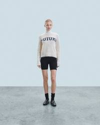 ECRU / DJV / QTY : 46 / Pull Col Rond Future - Ecru