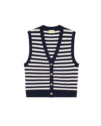 NAVY / DJV / QTY : 2 / Pull Sans Manches - Navy