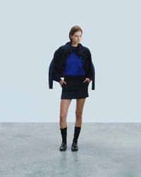 POP BLUE / DJV / QTY : 0 / Pull Col V Basique - Pop Blue