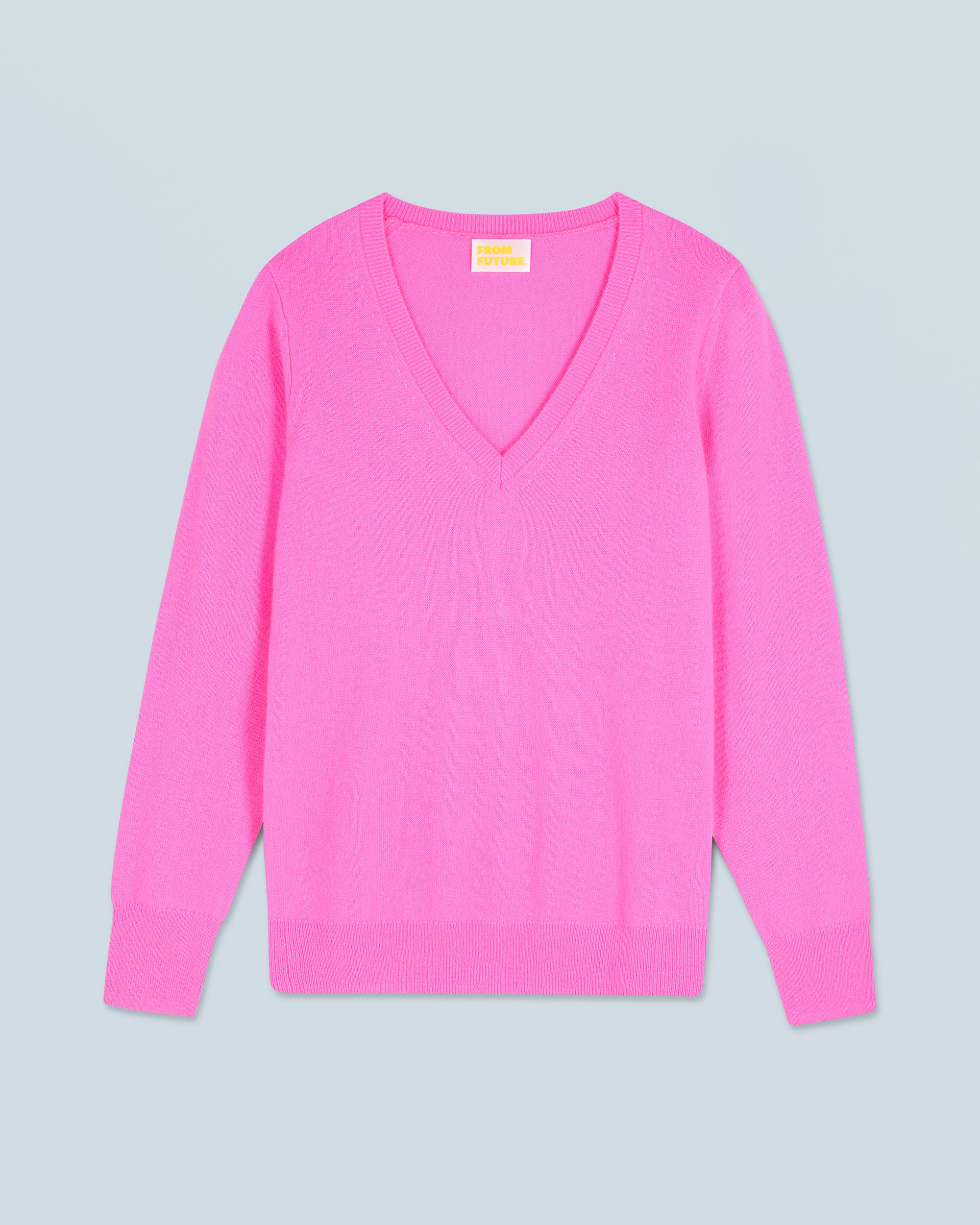DREAMY PINK / NEW / QTY : 16 / Pull Col V Basique - Dreamy Pink