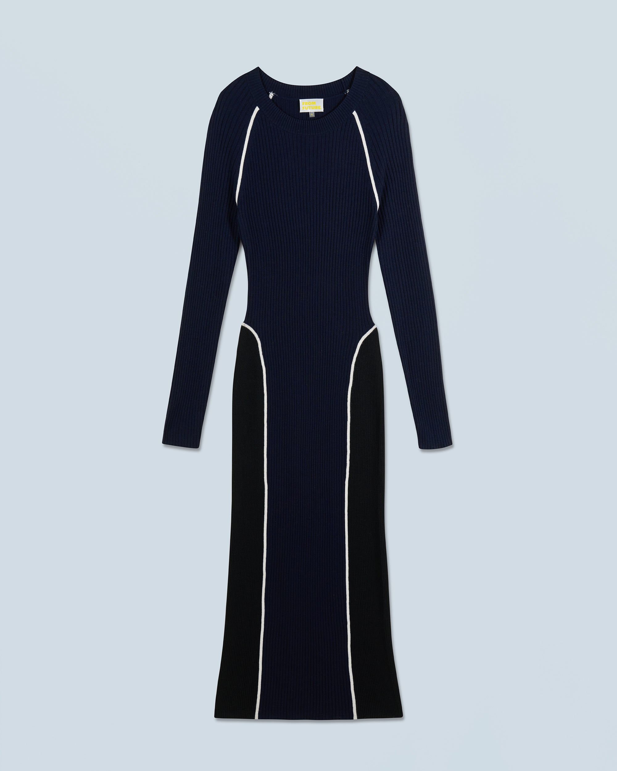 NAVY / NEW / QTY : 15 / Robe Longue Manche Longue - Navy