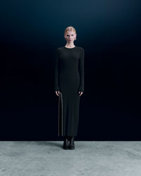 NOIR / NEW / QTY : 106 / Robe Longue Manches Longues - Noir