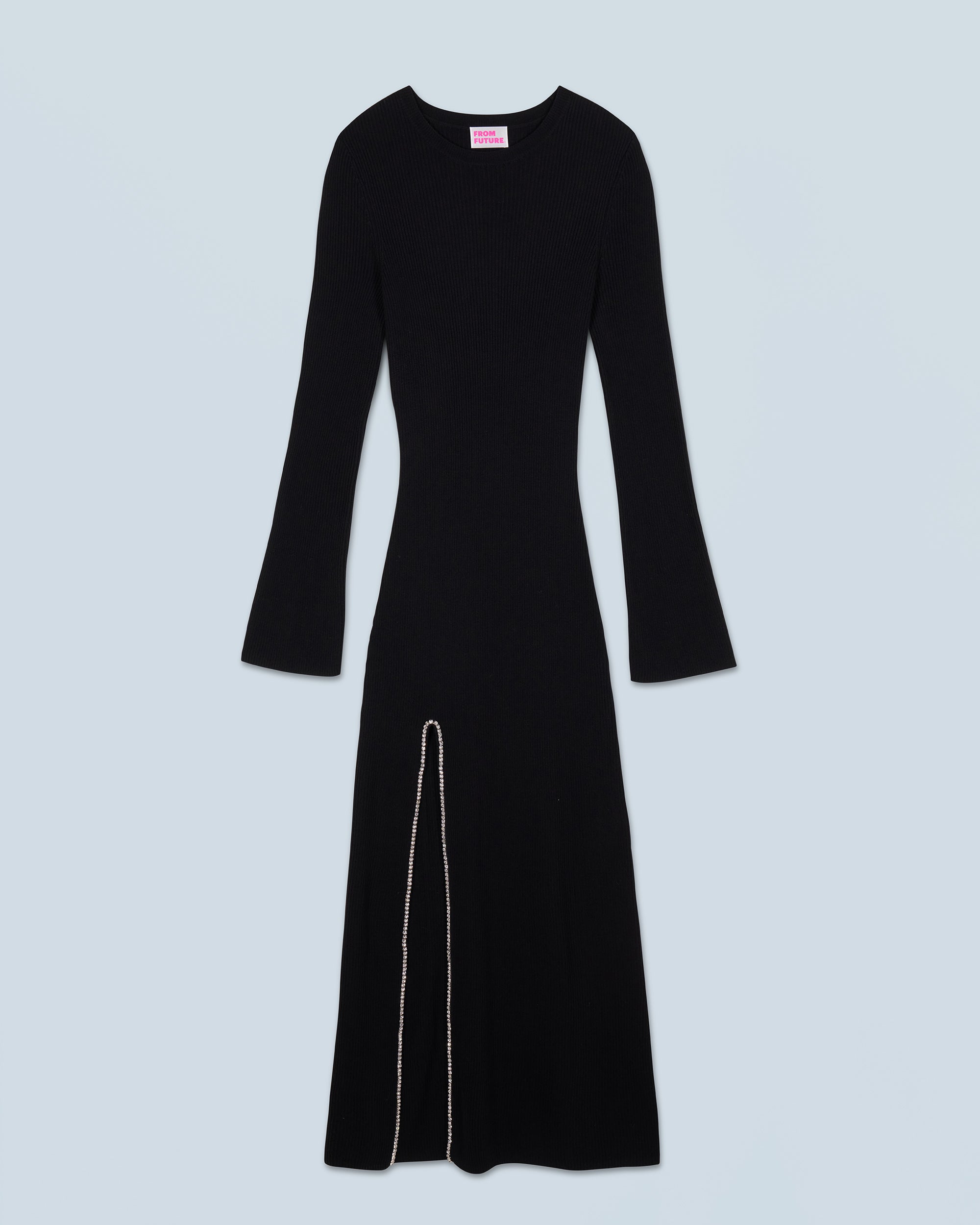 NOIR / NEW / QTY : 106 / Robe Longue Manches Longues - Noir