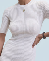 SABLE / NEW / QTY : 45 / Robe Courte Manche Courte Manches 3/4 - Sable