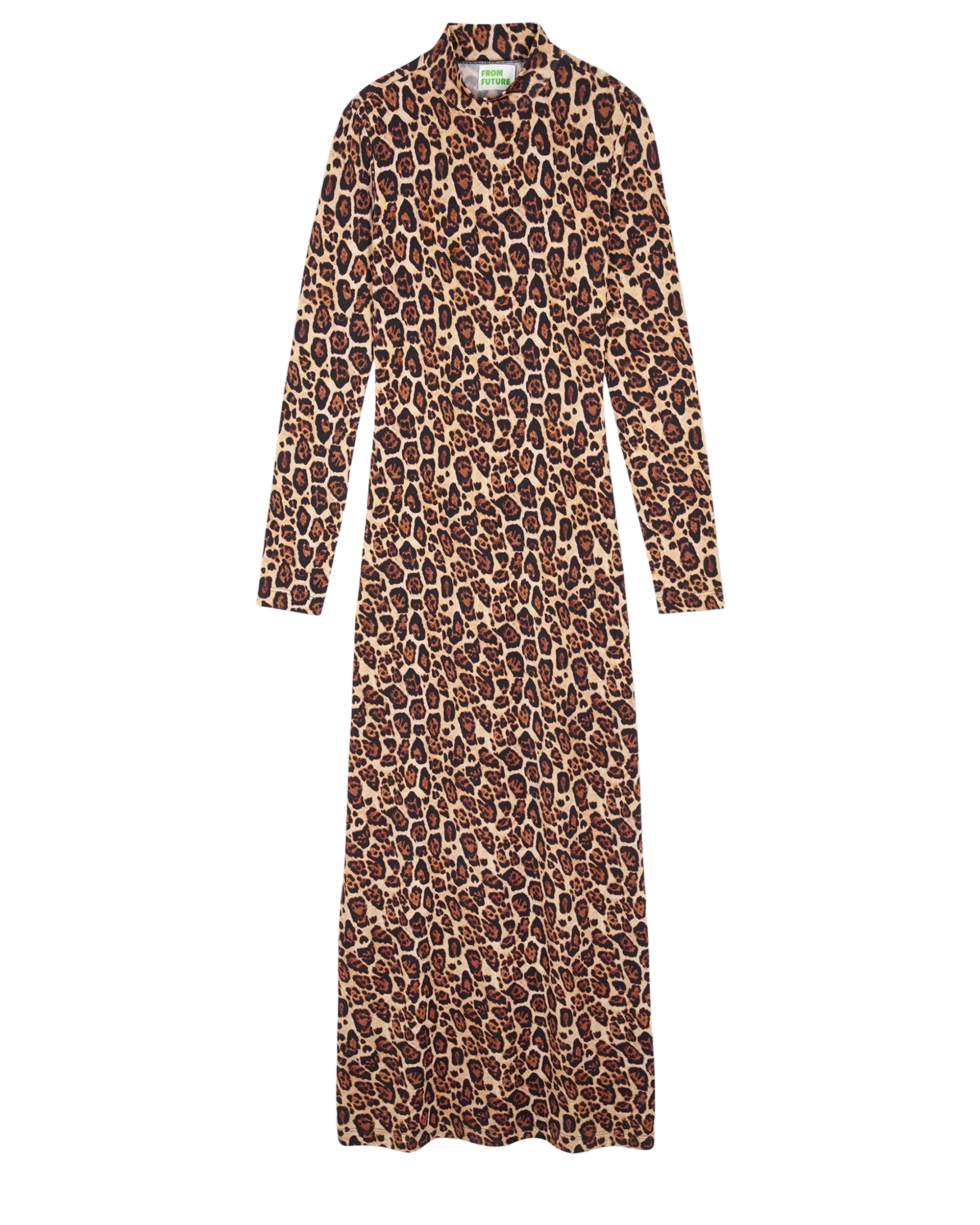 Robe longue en jersey - Hot Leopard
