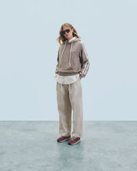 Y. ONLY PORTE / TAUPE / NEW / QTY : 5 / Sweatshirt Hoodie Future - Taupe