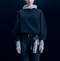 Hoodie Ski Club - Washed Black