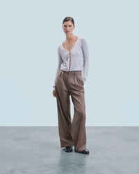 GRIS CHINE CLAIR / NEW / QTY : 4 / Top Manches Longues - Gris Chine Clair