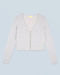 GRIS CHINE CLAIR / NEW / QTY : 4 / Top Manches Longues - Gris Chine Clair