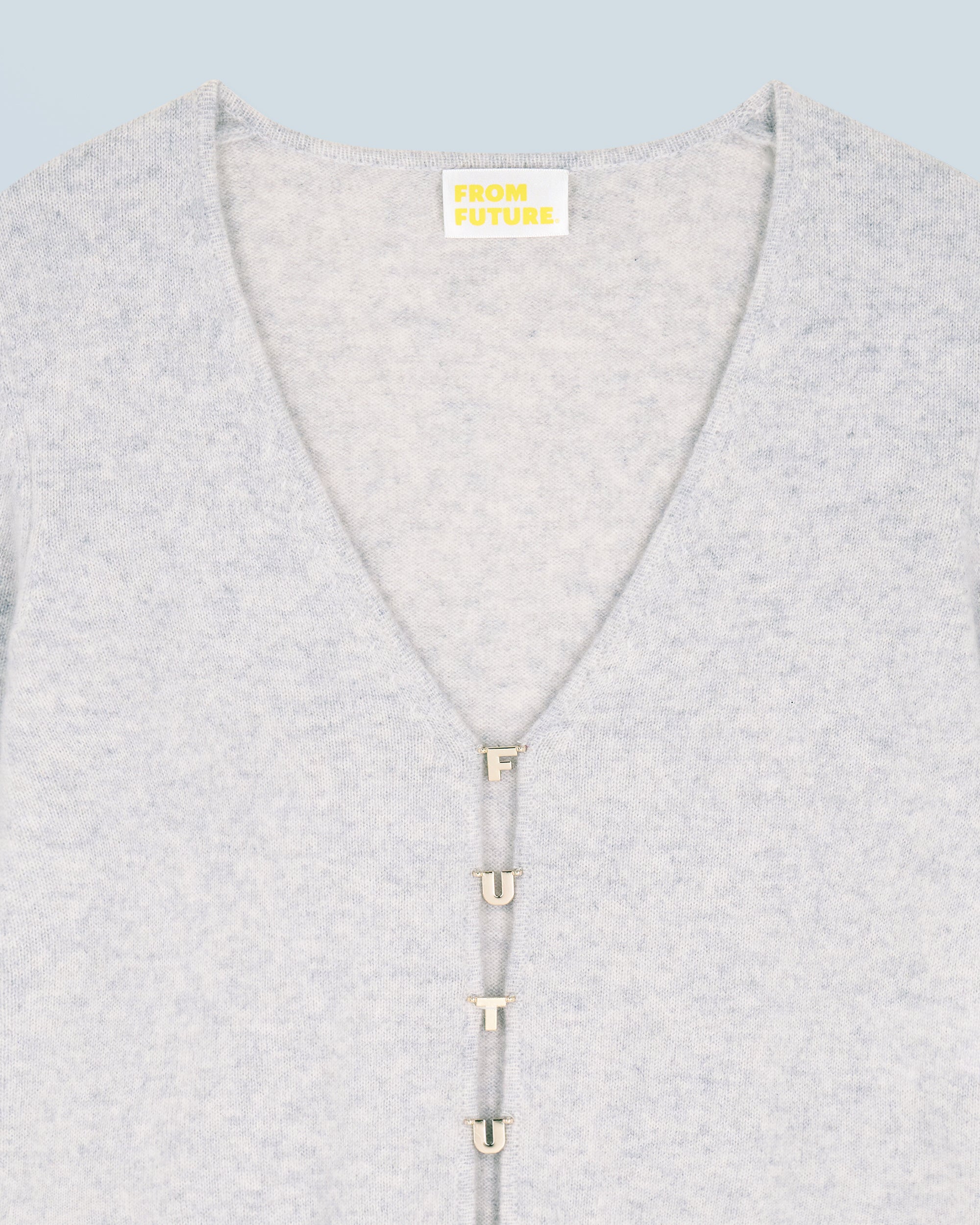 GRIS CHINE CLAIR / NEW / QTY : 4 / Top Manches Longues - Gris Chine Clair