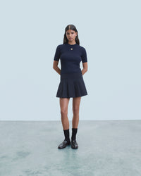 NAVY / NEW / QTY : 3 / Top Manches Courtes - Navy