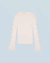 ECRU / NEW / QTY : 15 / Top Manches Longues - Ecru