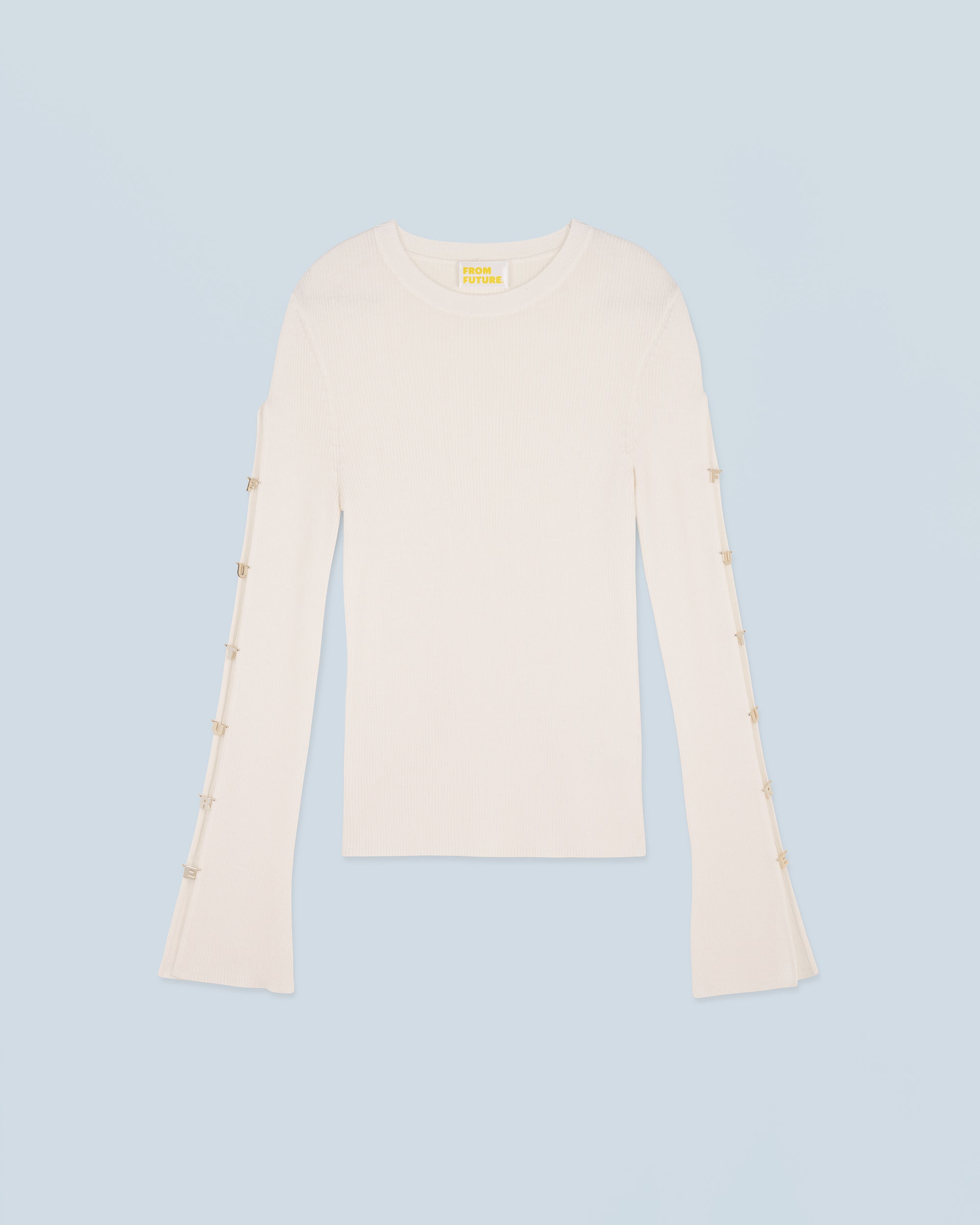 ECRU / NEW / QTY : 15 / Top Manches Longues - Ecru