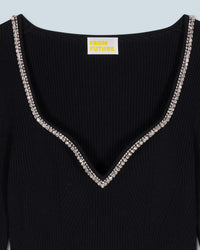 NOIR / NEW / QTY : 28 / Top Manches Longues - Noir