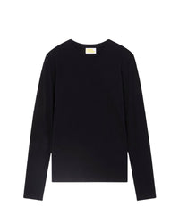 T-shirt à col rond - Noir